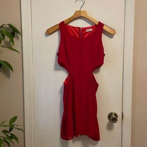 Tobi Red Sleeveless Dress